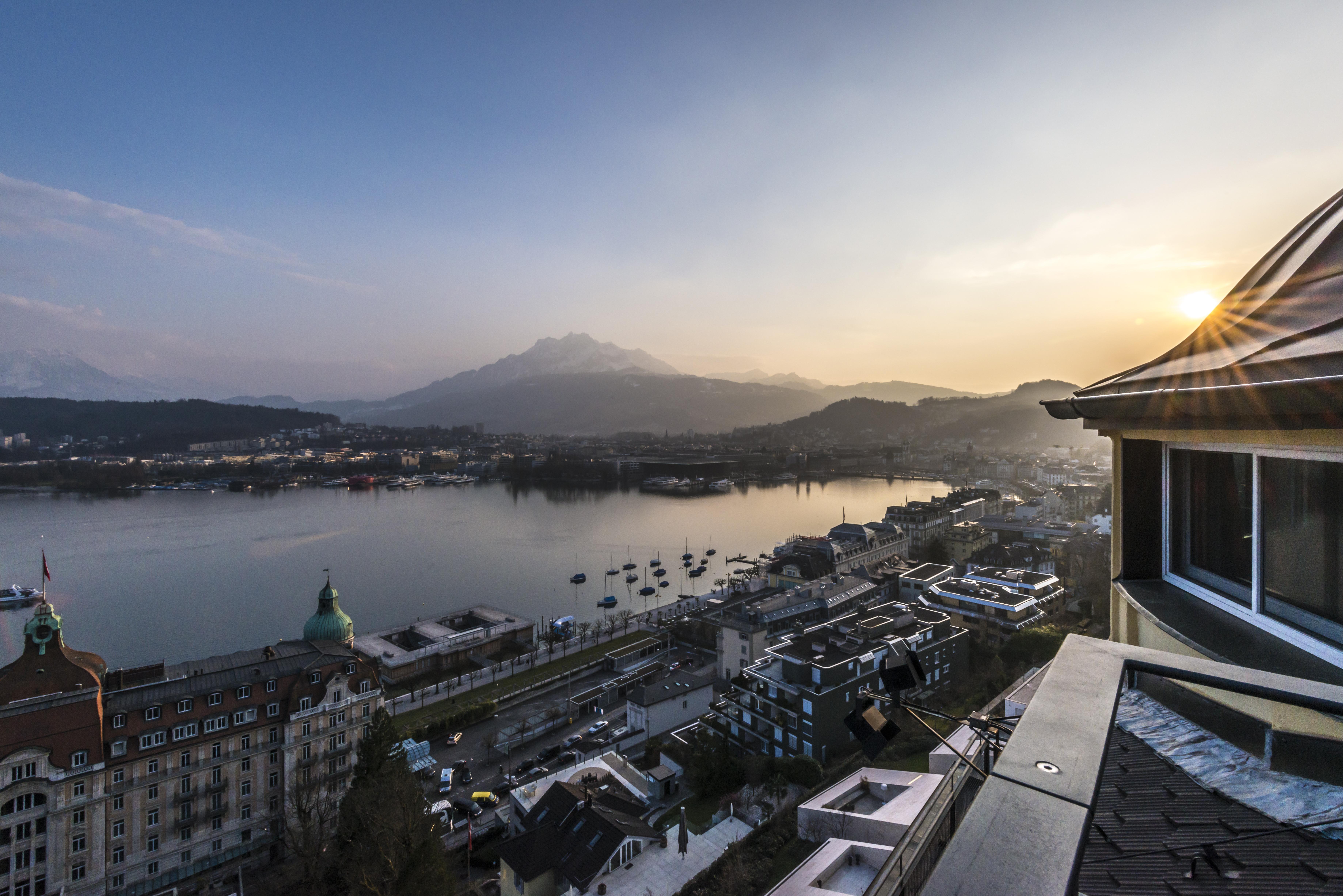 Art Deco Hotel Montana Lucerne Exterior photo